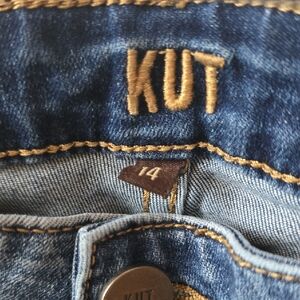 Kut from the Kloth Dark Blue Ankle Jeans
